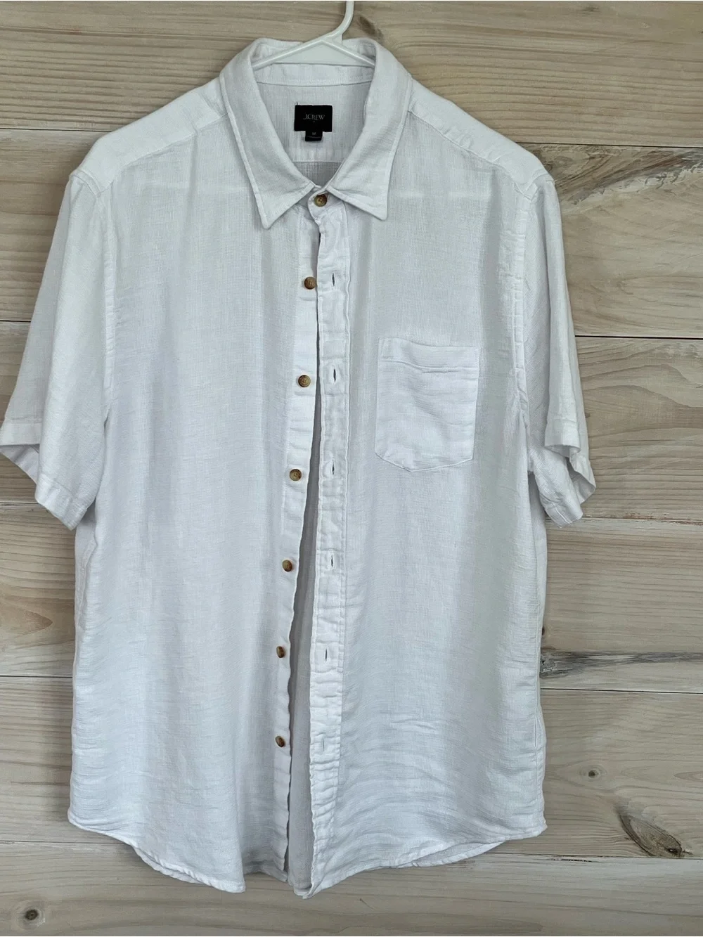 J Crew short sleeve harbor shirt size medium